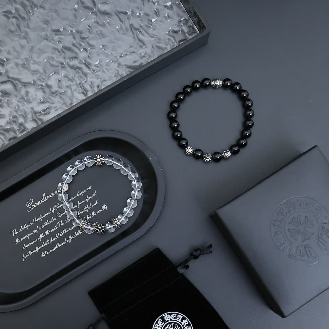 Chrome Hearts Beaded Bracelet Set